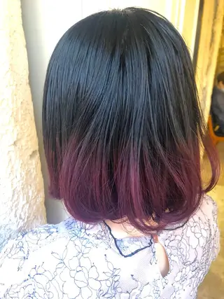 ミディアム カラー 🤎艶髪×透明感🤎 【𝙔𝙐𝙕𝙐】のヘアスタイル