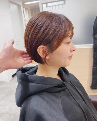 ショート カラー IVORY.所属・🟩白髪ぼかし/ボブ /ショートヘア/大司のヘアスタイル