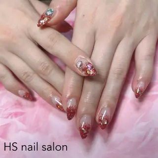 セミロング hs nail salonのネイルデザイン