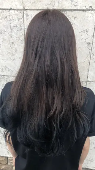 ロング 加瀬 真弓のヘアスタイル