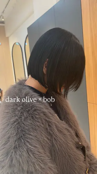 ショート カラー mino🌼🌈 ボブ/透明感カラーのヘアスタイル