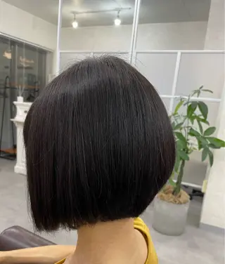 ショート 縮毛矯正・髪質改善個室型salon Cannaつくばみどりの美容室【カンナ】所属・Canna honokaのヘアスタイル