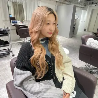 カラー デザインカラー/ハイ トーン/konomiのヘアスタイル