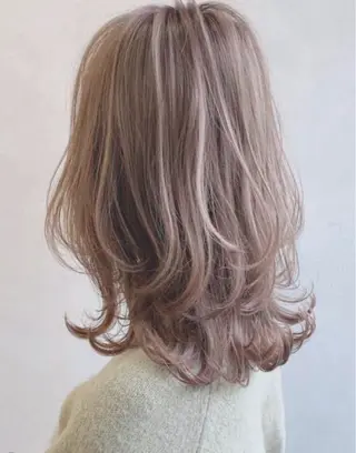 ミディアム カラー パーマ ヘアアレンジ 竹内ケンゴ🇰🇷 EIGHT藤沢のヘアスタイル