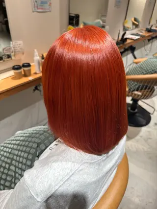 ミディアム 井手上 陽菜のヘアスタイル