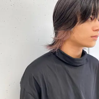 カラー メンズ パーマ、髪質改善 カズマのヘアスタイル