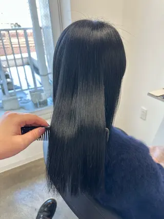 セミロング 大友 岳斗のヘアスタイル