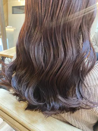 セミロング おおつき ありかのヘアスタイル