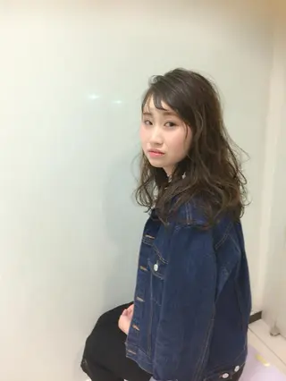 ショート ミディアム セミロング ロング カラー パーマ ヘアアレンジ GLROW haruhiのヘアスタイル