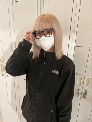 ミディアム piLLon・ keinaのヘアスタイル