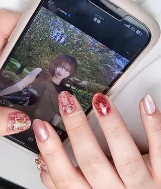 ネイル 3dパーツ/流行り 👧shushu❤️のネイルデザイン