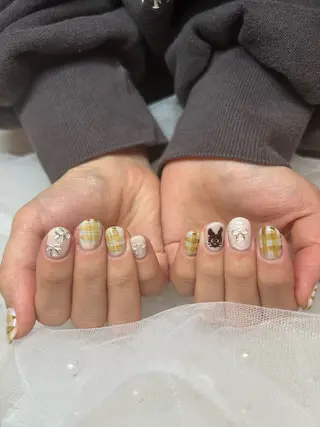 ネイル takara nail所属・takara射水高岡 マグネット韓国ポップのネイルデザイン