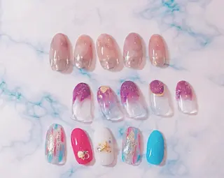 ネイル LUKE所属・もとまつ さちこのネイルデザイン