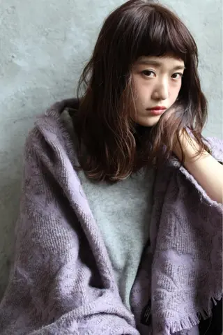 セミロング 下北沢 soiのヘアスタイル