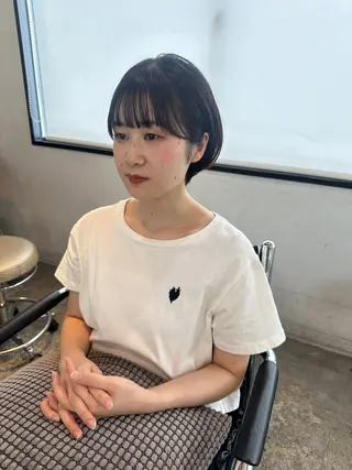 ショート カラー ヘアアレンジ stylist/蛯谷 珠里のヘアスタイル
