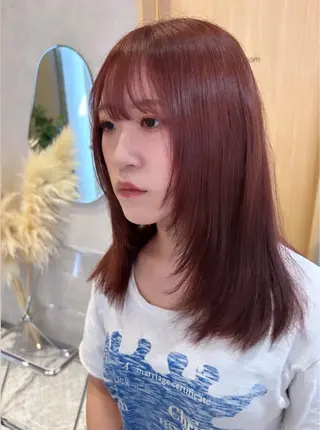 ミディアム カラー roan多々良店所属・mizuki roan多々良店のヘアスタイル