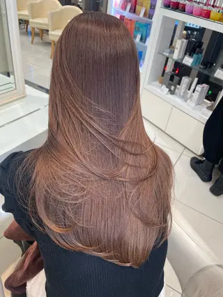 ロング カラー 【𝐀𝐬𝐡-池袋 】ひな 🎀💭のヘアスタイル