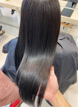 ロング かずや🍀/髪質改善 /艶髪カラー/眉毛のヘアスタイル