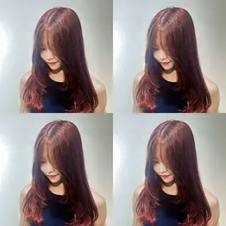 カラー 暖色.髪質改善 🪽スズのヘアスタイル