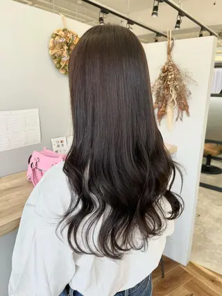ロング カラー 木寺 樹莉のヘアスタイル