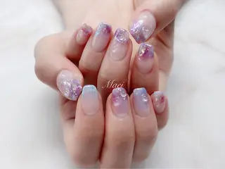 カラー ネイル マツエク・マツパ NIMO ネイルサロンのネイルデザイン