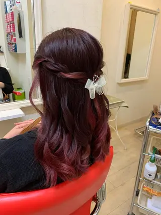 ヘアアレンジ show hair所属・岡本 幸法のヘアスタイル