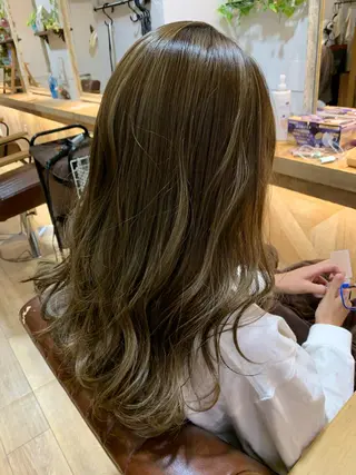 ロング カラー 船津武俊 フナツタケトシのヘアスタイル