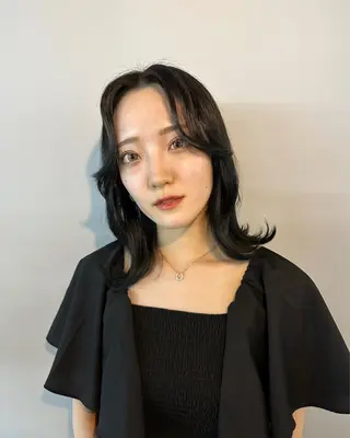 セミロング カラー 【sica】 nanaのヘアスタイル