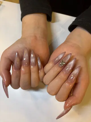 ネイル ️🩵Merci Miyu 南堀江️のネイルデザイン