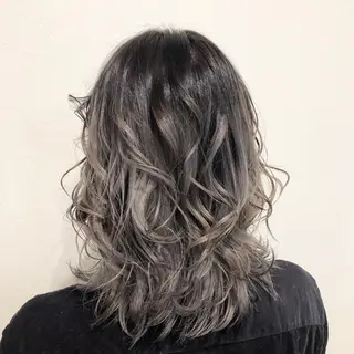 ミディアム カラー ヘアアレンジ BLINK京橋 (ブリンク)のヘアスタイル