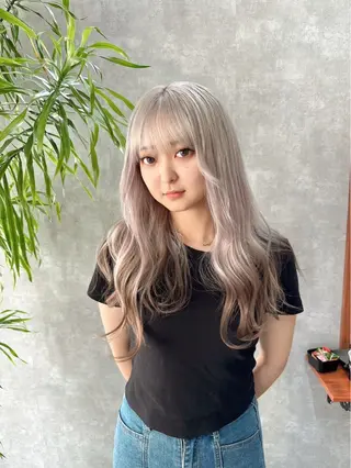 ロング カラー C'LD Hair Produce【シールドヘアープロデュース】所属・シールドヘアー/那覇 /縮毛矯正/ブリーチのヘアスタイル