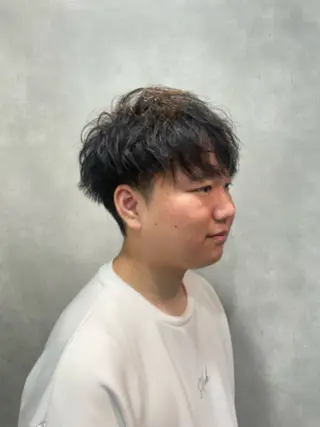 ショート メンズ フリーランスシェアサロンルレイル所属・心斎橋/メンズ /ルレイル/地形真希のヘアスタイル