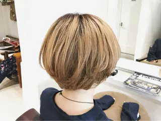 ショート カラー メンズ指名多数!! SiLO 田島のヘアスタイル