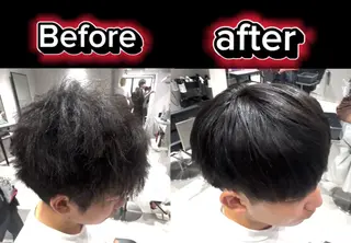 メンズ 👑駅近メンズサロン パーマ特化北千住👑のヘアスタイル