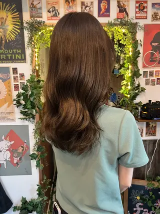 セミロング カラー カラーパティシエ facce🌼ikoのヘアスタイル