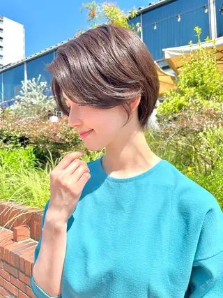 ショート 心斎橋難波本店　店長 THE ECT 中尾のヘアスタイル