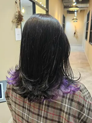 ロング カラー ヘアアレンジ 艶髪×美髪✨ newi八王子のヘアスタイル