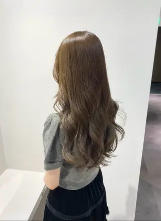 セミロング カラー 髪質改善水素TR× レイヤーカット/熊澤のヘアスタイル