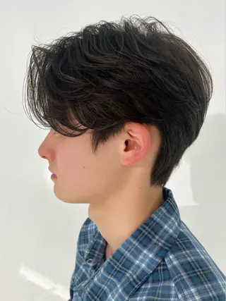 ショート メンズ メンズ🍃ナチュラル 韓国風ヘアRENのヘアスタイル