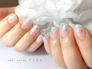 ネイル さくらや❤ パラジェル使用のネイルデザイン