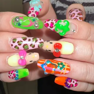 ネイル 👽個性派ネイル🎀 komachiのヘアスタイル