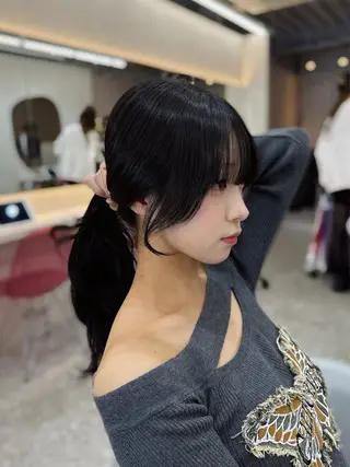 ロング カラー ヘアアレンジ なな💎韓国系/ 渋谷💎のヘアスタイル