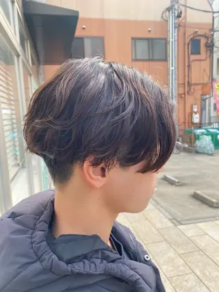 パーマ メンズ little/頭身浴 /カヤノケイスケのヘアスタイル