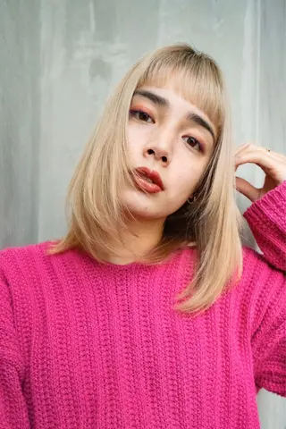 ミディアム カラー 🉐レイヤー/塩見 弘樹🉐渋谷のヘアスタイル