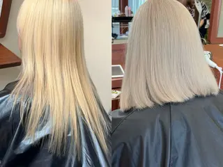 ミディアム カラー レイヤー専門家 ダブルカラー修のヘアスタイル