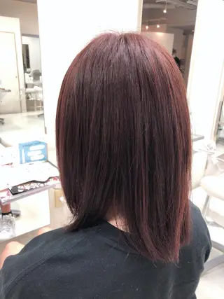ミディアム 阿部 美咲のヘアスタイル