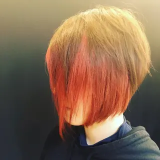 ショート カラー 久保 敏之のヘアスタイル