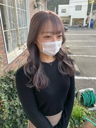 ロング カラー Mintleaf 💛MAYUKOのヘアスタイル