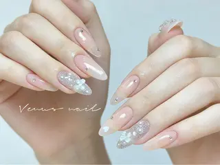 ネイル venus nail所属・venus nail チップ長さ出し専門店のネイルデザイン