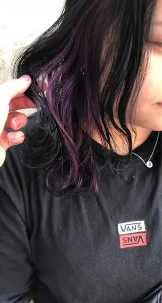 ミディアム カラー 森本裕/オーナー/ スパイラルパーマのヘアスタイル